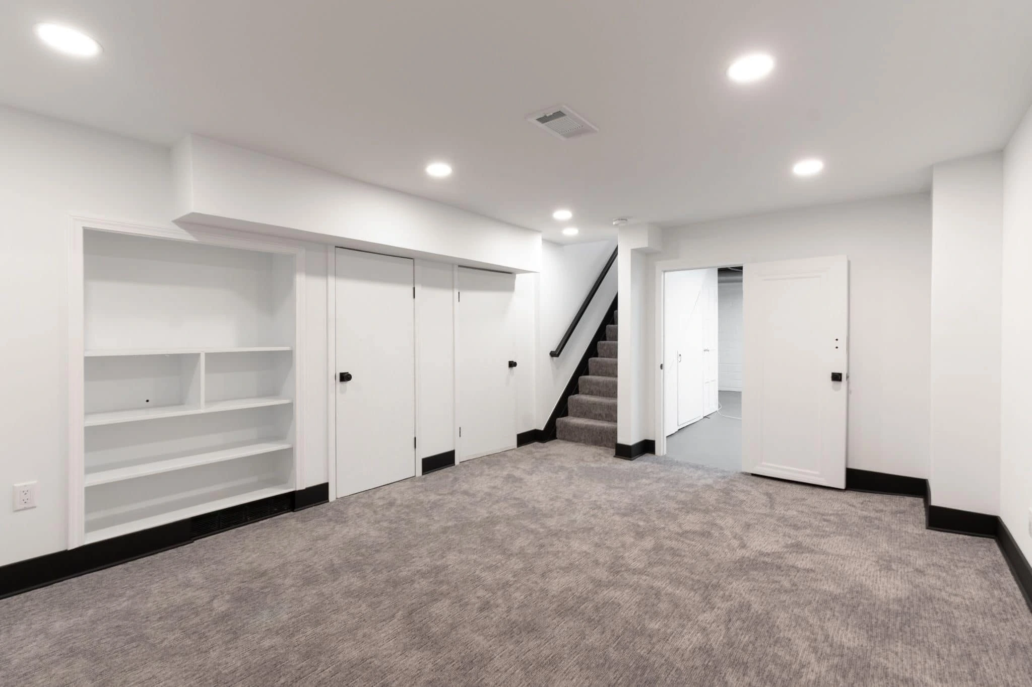 Basement remodeling project – Cleveland, OH