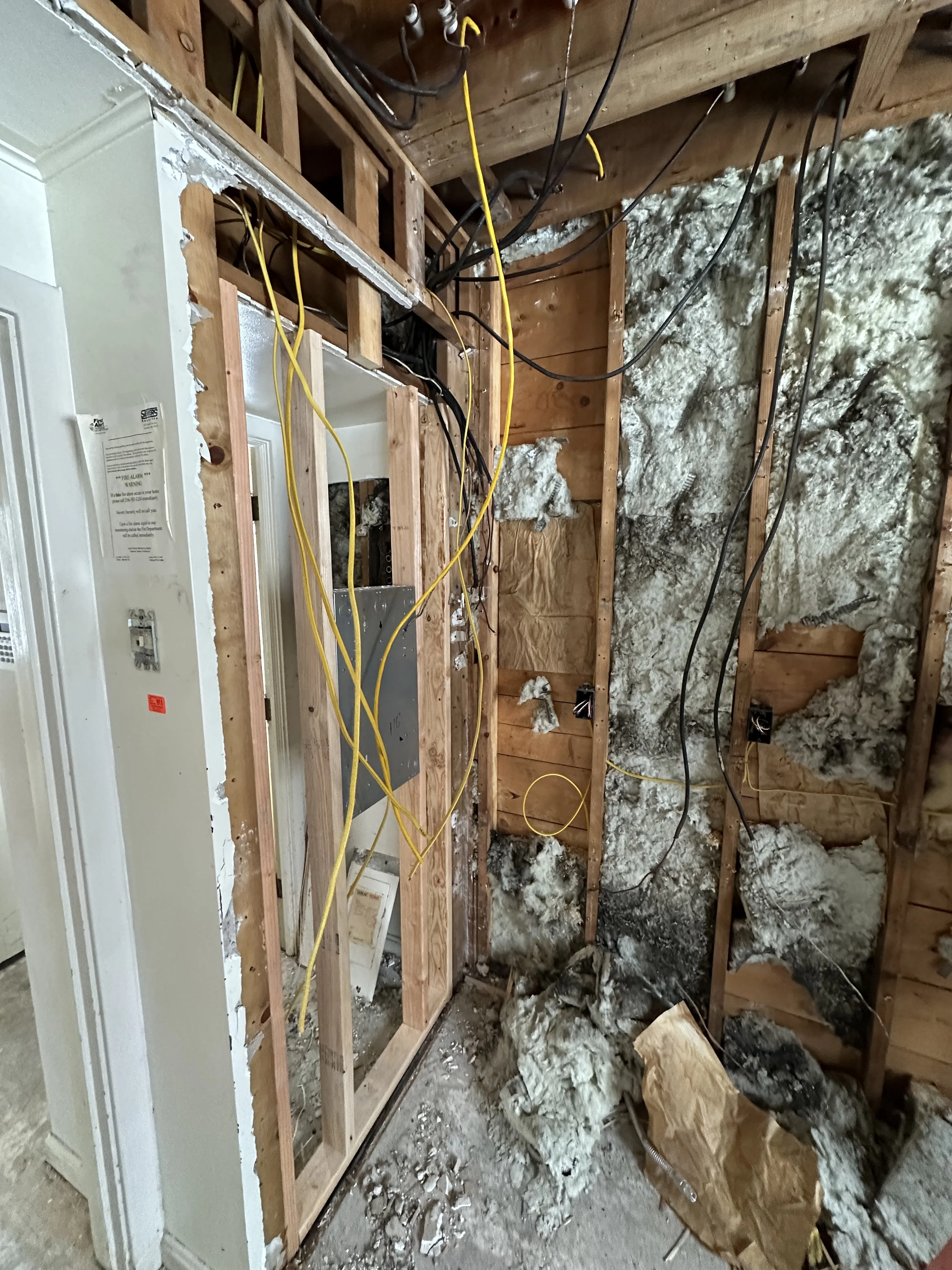 Damage Restoration remodeling project – Cleveland, OH