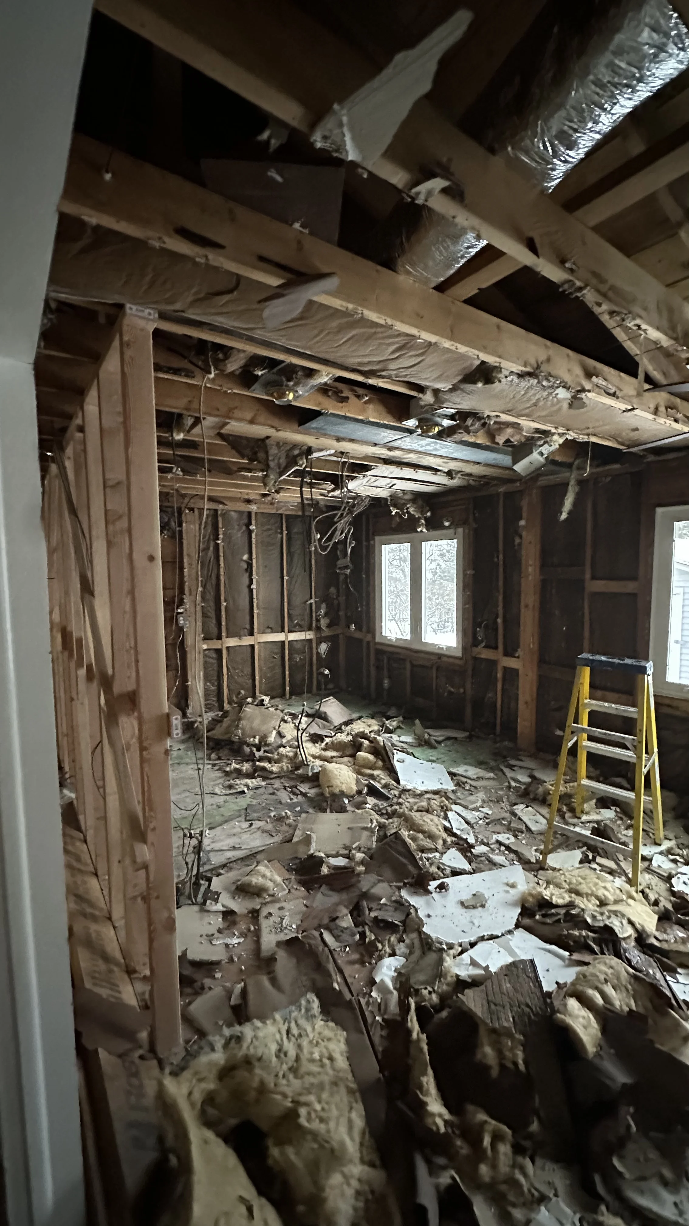 Damage Restoration remodeling project – Lakewood, OH